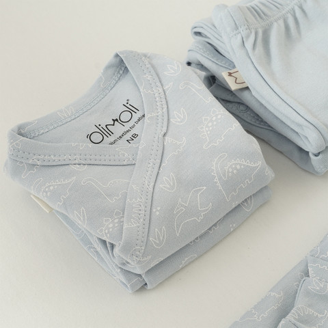מארז זוג בגדי גוף מודפס בנים – Baby Body Suit 2 PCS