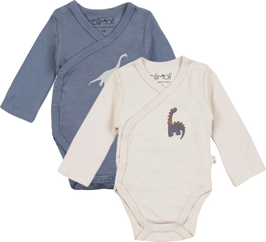 מארז זוג בגדי גוף מודפס בנים – Baby Body Suit 2 PCS