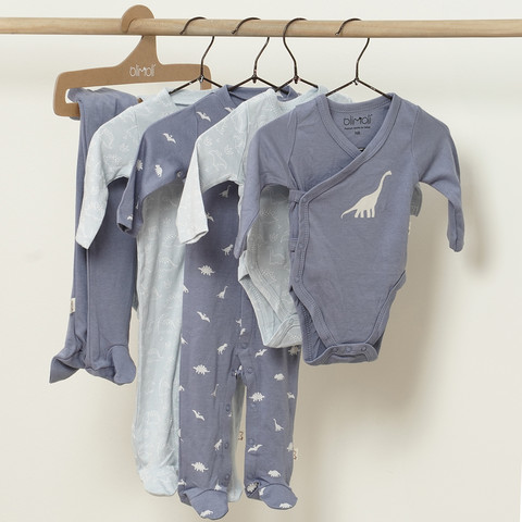 מארז זוג בגדי גוף מודפס בנים – Baby Body Suit 2 PCS