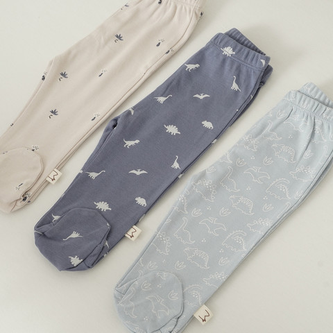 מארז זוג רגליות מודפס בנים – Baby Leggings 2 PCS