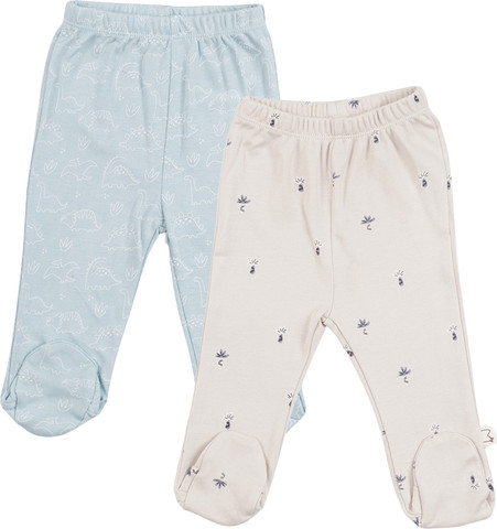 מארז זוג רגליות מודפס בנים – Baby Leggings 2 PCS