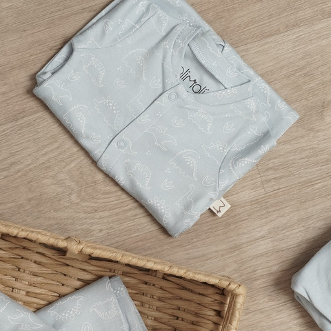 מארז זוג אוברולים מודפס בנים – Baby Coverall 2 PCS