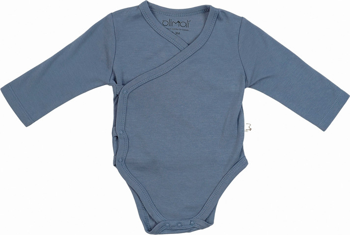 מארז שלישיית בגדי גוף חלק בנים – Baby Body Suit 3 PCS