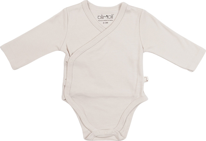 מארז שלישיית בגדי גוף חלק בנים – Baby Body Suit 3 PCS