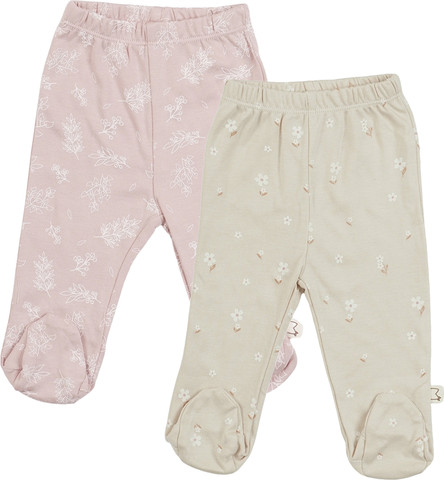 מארז זוג רגליות מודפס בנות – Baby Leggings 2 PCS
