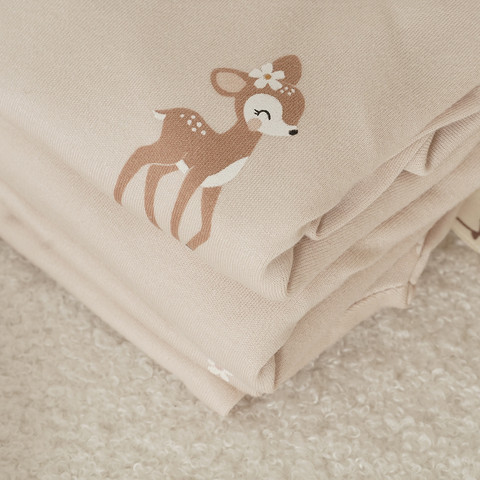 מארז זוג אוברולים מודפס בנות – Baby Coverall 2 PCS