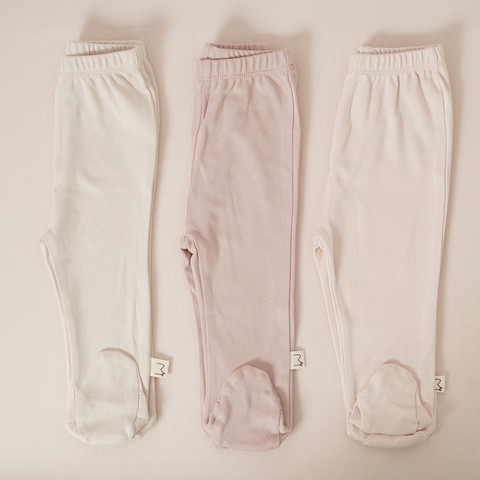 מארז 3 רגליות חלק בנות – Baby Leggings 3 PCS