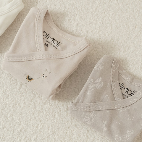 מארז זוג בגדי גוף מודפס יוניסקס – Baby Body Suit 2 PCS