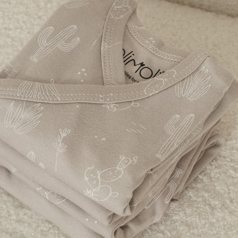 מארז זוג בגדי גוף מודפס יוניסקס – Baby Body Suit 2 PCS