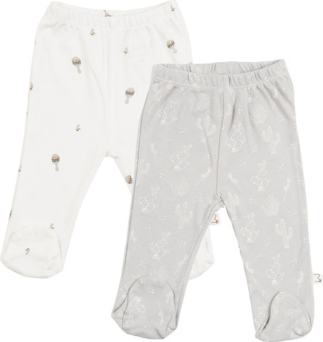 מארז זוג רגליות מודפס יוניסקס – Baby Leggings 2 PCS