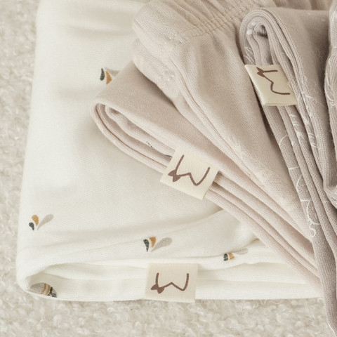 מארז זוג רגליות מודפס יוניסקס – Baby Leggings 2 PCS