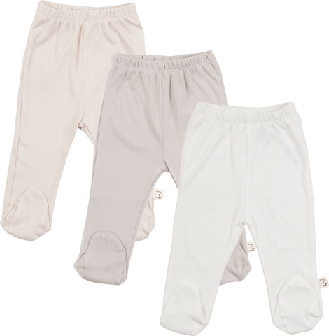 מארז 3 רגליות חלק יוניסקס – Baby Leggings 3 PCS