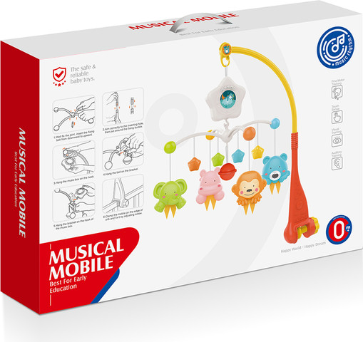 מובייל חיות – Star Animal Cot Mobile