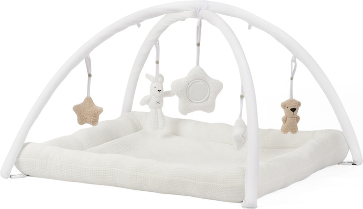 משטח פעילות עבה - Animals & Smiles Baby Comfy Playgym