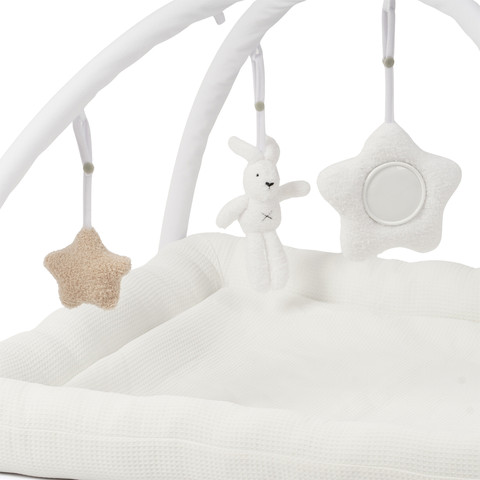 משטח פעילות עבה - Animals & Smiles Baby Comfy Playgym