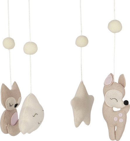מובייל למיטת תינוק - Animals & Smiles Baby Mobile