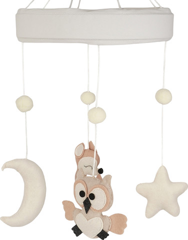 מובייל למיטת תינוק - Animals & Smiles Baby Mobile