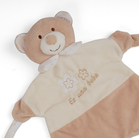 שמיכה עם רעשן ונשכן - Soft Touch™ Blanket With Rattle