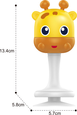 צעצוע לכיסא אוכל ג'ירף - Giraffe Sand Hammer Baby toy