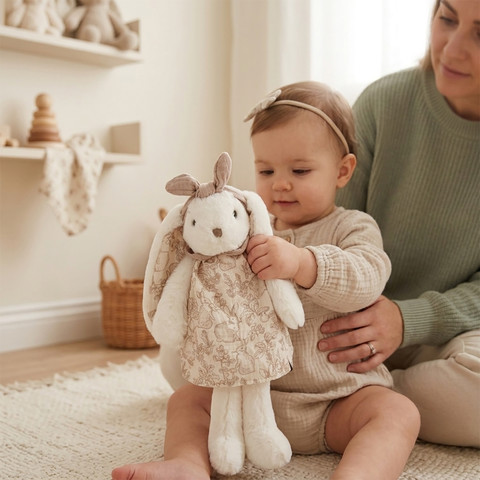 בובת ארנבת גדולה - Large Rabbit With Cloth