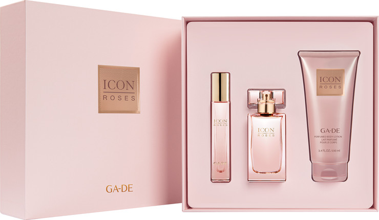 ICON ROSES סט א.ד.פ + קרם גוף + א.ד.פ לאשה