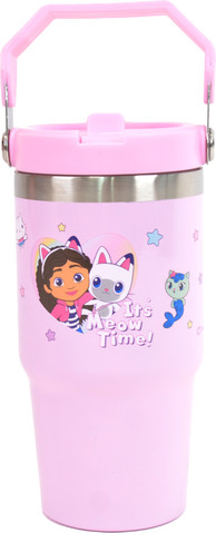 לייף קידס בקבוק תרמי עם ידית 550 מ''ל גבי דול האוס