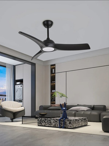 מאוורר תקרה חכם 44” PANAMA SMART NISKO – צבע שחור