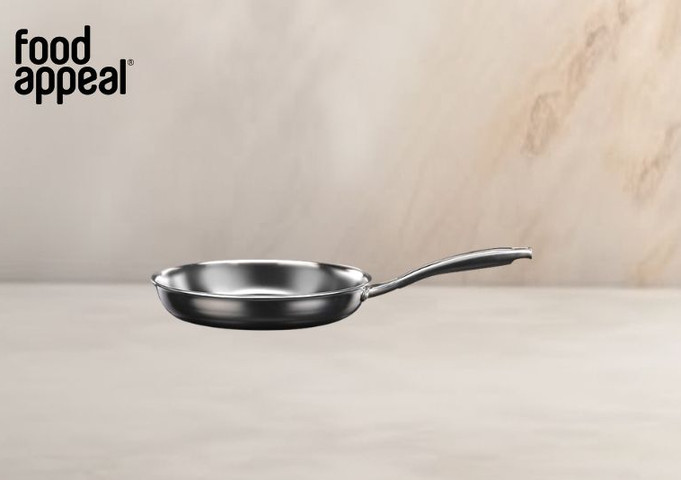 מחבת נירוסטה 4.5*24 ס"מ HYBRIDPAN ZERO מבית Food appeal