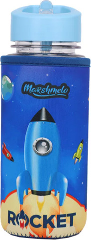 סט תיק גן עם טרולי מובנה 5 ב 1 דגם חללית מסדרת Dreamland Trolly set מבית Marshmelo כחול