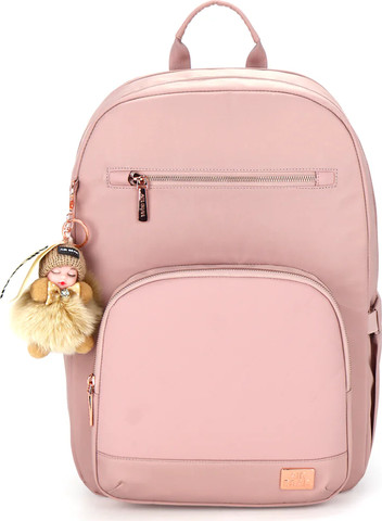 תיק גב חצי אורטופדי לבית הספר Soft Glam מבית Air Bear צבע ורוד
