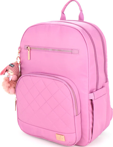 תיק גב חצי אורטופדי לבית הספר Soft Glam מבית Air Bear צבע ורוד