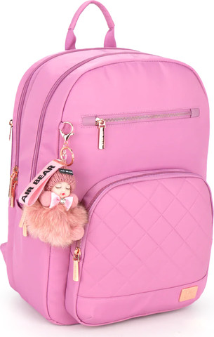 תיק גב חצי אורטופדי לבית הספר Soft Glam מבית Air Bear צבע ורוד