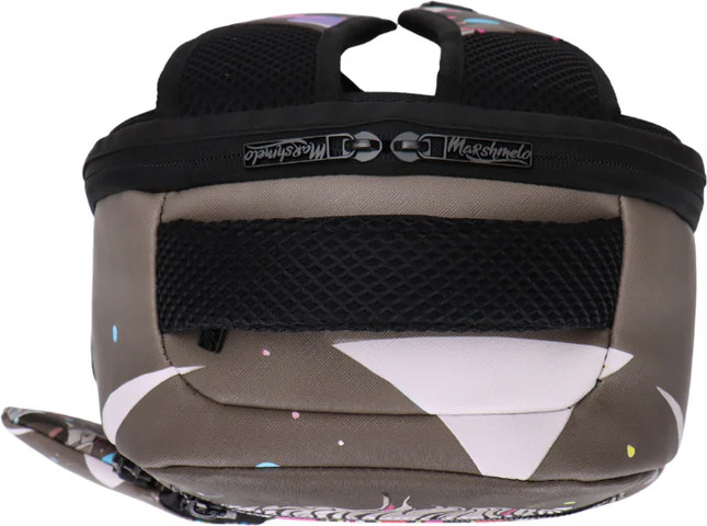 תיק מרופד + קלמר דגם מליונר מסדרת Hype City מבית Marshmelo אפור