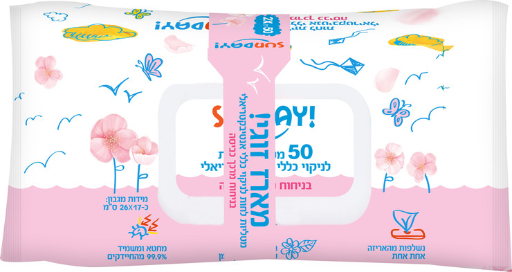 מטליות לחות לניקוי כללי בניחוח מרכך