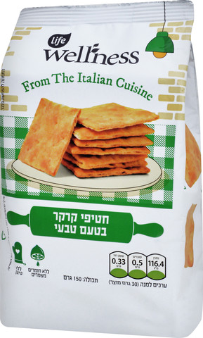 וולנס חטיפי קרקר איטלקיים בטעם טבעי