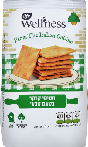 וולנס חטיפי קרקר איטלקיים בטעם טבעי