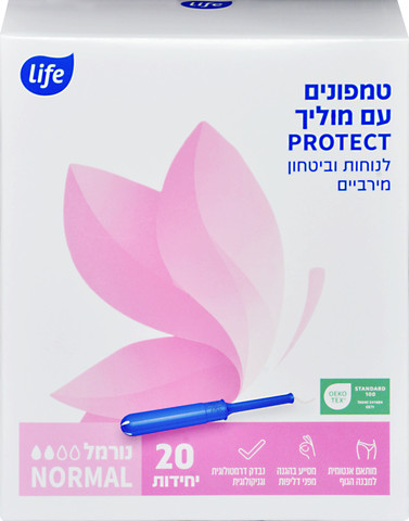 טמפונים עם מוליך פרוטקט נורמל