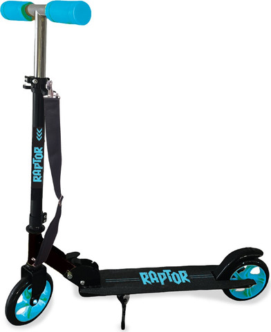 קורקינט אלומיניום מתקפל דגם Raptor T145 עם גלגלי סיליקון 140 מ"מ ורצועת נשיאה