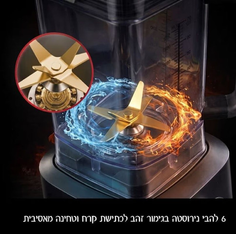 זה לא עוד בלנדר! זה ה- | TERMINATOR 2000W של עוצמה מתפרצת מבית Food appeal Food Appeal - פוד אפיל