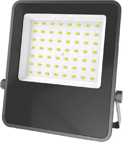 פנס הצפה 100W גוף שחור/אור חם  VIVA WW 100LM/W