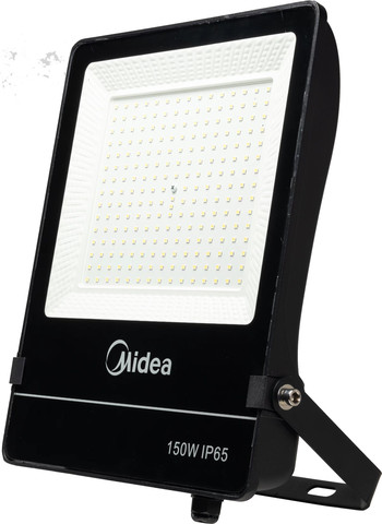 פנס הצפה מידאה 150W אור יום/גוף שחור 110 לומן לוואט