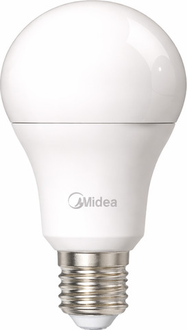 נורת לד כדור A60 אור נייטרלי MIDEA  17W  E27 4000K