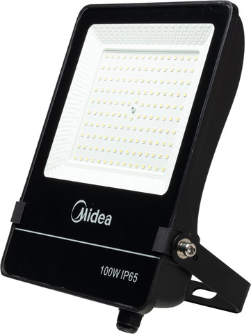 פנס הצפה 100W - אור חם Midea מידאה ML-FLF100W30-02B-WW-B