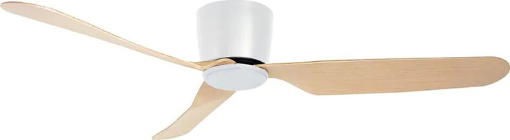 מאוורר תקרה Semicom SM-D3901/WO22CT 48'' 22W סדרה: ULTRA7 בצבע לבן/עץ
