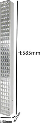 תאורת חירום LED נטענת לתלייה 120 נורות Semicom 12W סמיקום AL-3120