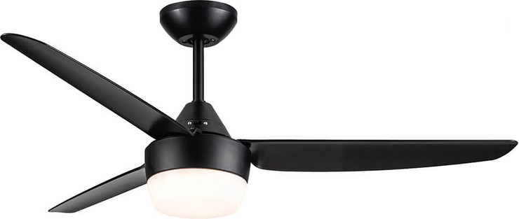 מאוורר תקרה שחור 48" עם שלט דגם BALCONY - מחיר התקנה החל מ199 ש"ח