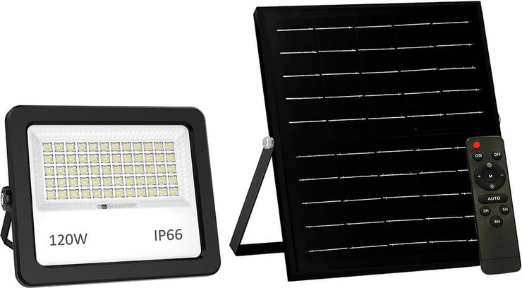 תאורת הצפה סולארית IP66 120W SOLA