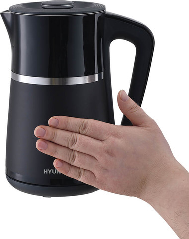 קומקום חשמלי דיגיטלי 1.7 ליטר-שחור דגם HYK-8715DB