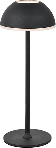 מנורת שולחן נטענת 2.2W ‏Semicom סמיקום שמפניון שחור