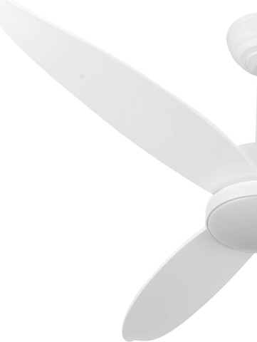 מאוורר תקרה לפרגולה "22W IP54 RYAN 52 עם שלט- לבן